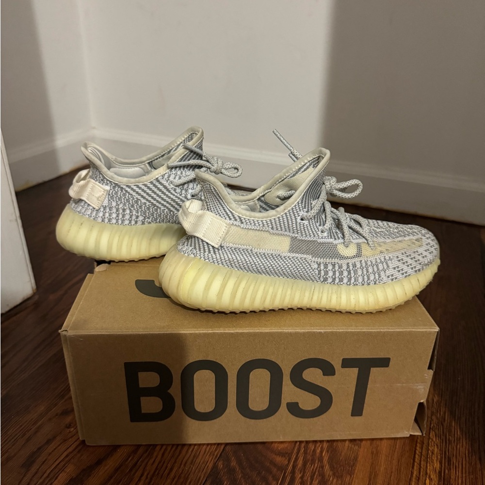 Yeezy static reflective white